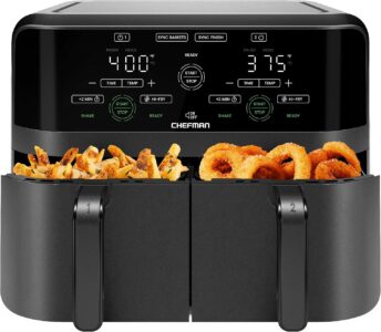 Chefman 6 Quart Dual Basket Air Fryer - Digital Touchscreen Sale
