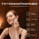 GS5 Electric Heated Gua Sha Tool, Red Light Face Massager
