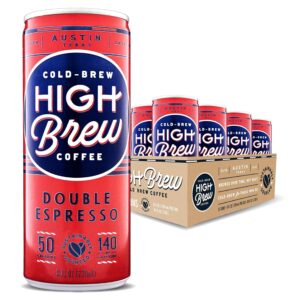 High Brew Coffee | Lightly Sweetened Cold Brew Iced Coffee 12pk