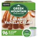 Green Mountain Caramel Vanilla Cream Coffee, K-Cup Pods, 96 Count Sale