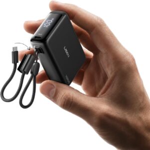 LISEN Small Portable Charger, 45W 10,000mAh Mini Power Bank Fast Charging Sale