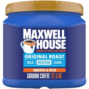 Maxwell House Ground Coffee, Original Roast, 27.5 oz Canister Sale