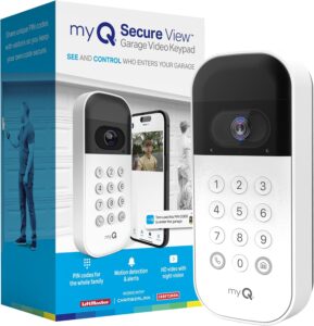 myQ Smart Garage Door Video Keypad with Wide-Angle Camera Sale
