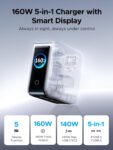 UGREEN Nexode Pro Charger, 160W GaN 5-Port Fast USB C Wall Charger Sale
